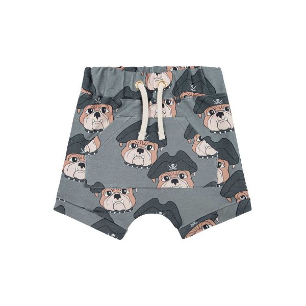 Dear Sophie Dog the Pirate Graphite Shorts