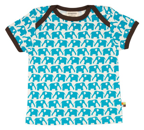 Loud + Proud T-Shirt Elephant Aqua