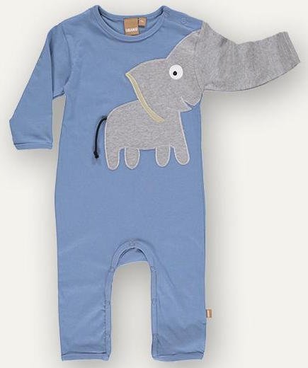 UBANG Baby Elephant Onesie Classic Blue