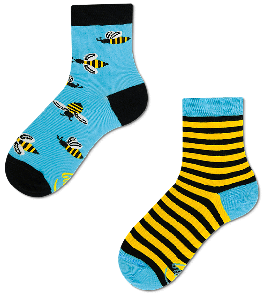 Many Mornings Bee Socks